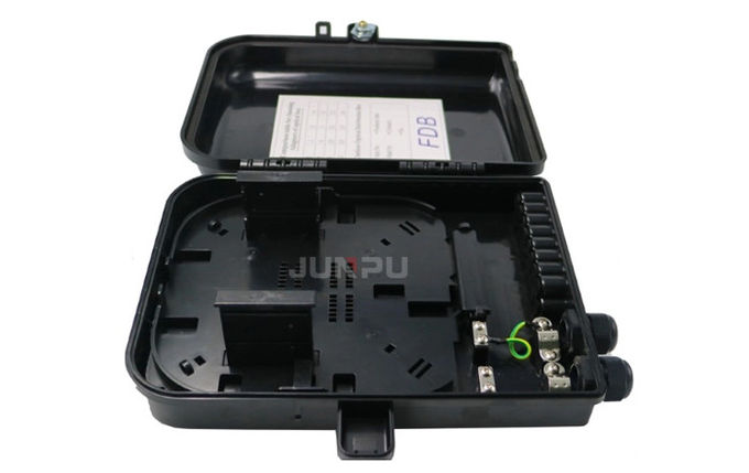 duvar Siyah Dış Mekan Fiber Optik Dağıtım Kutusu IP65 witj sc adaptör 1
