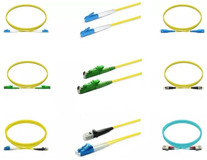 LC UPC-LC UPC Fiber Optik Yama Kabloları tek yönlü SM LSZH 3.0mm 1M/3M/5M 4