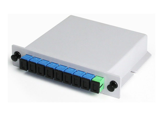 1x8 Bule SC UPC PLC ayırıcı kaseti, fiber optik ayırıcı kutusu 2