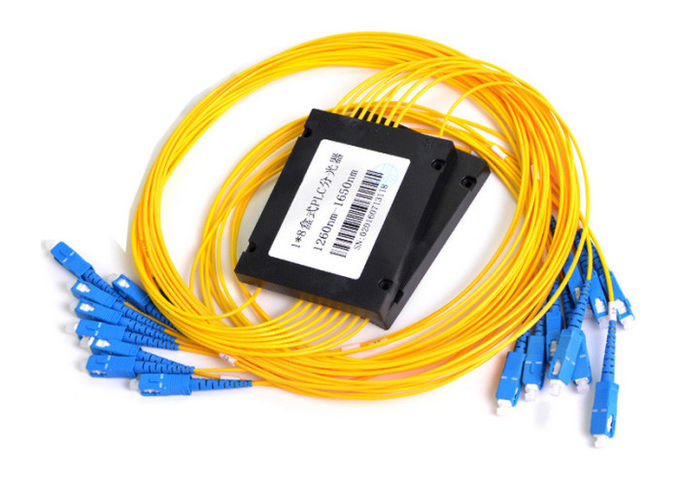 1x8 Box plc fiber optik ayırıcı, g657A1, LSZH, fiber optik ayırıcı kutusu 0